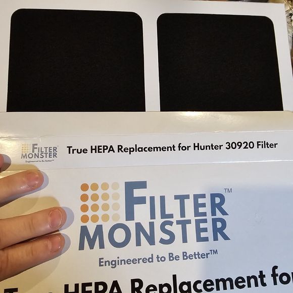 Filter-Monster True HEPA Replacement Filter for Hunter 30920 AIR PURIFIER NEW - Picture 5 of 5